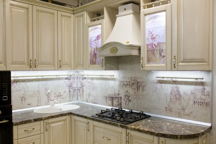 Кухня Флоренция столешница Королевский опал темный 38 мм