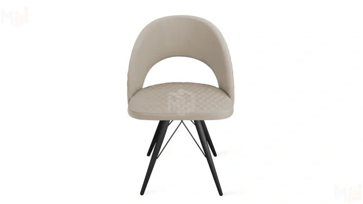 Стул Гэтсби К3 Черный муар, Велюр Confetti Smoke