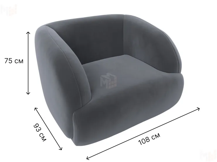 Кресло Лига-041 ( Серый )