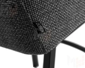 Стул полубарный DOBRIN LUCAS COUNTER (серая ткань (F-22))