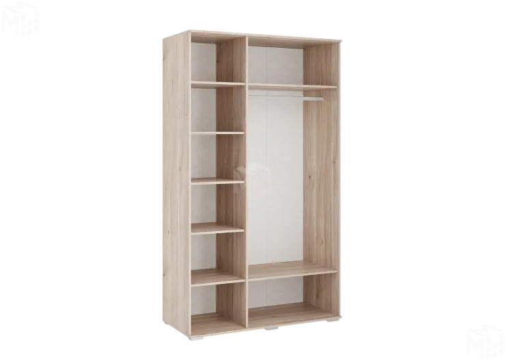 Шкаф трехдверный Лайк  05.02 дуб мария/фуксия