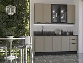 Кухня Николь 2,0/900 (холст латте)