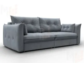 Диван прямой Лига-100 НПБ ( TOWER 10 серый )