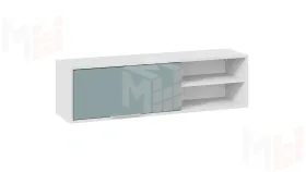 Полка настенная Марли - 403.001.000 Белый Серо-голубой