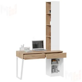 Стол письменный со шкафом комбинированным Порто - СМ-393.15.012 Белый