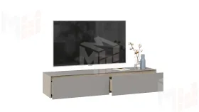 Тумба ТВ Глосс - ТД 319.03.11  Баттл Рок, Стекло Светлый Stone(St)