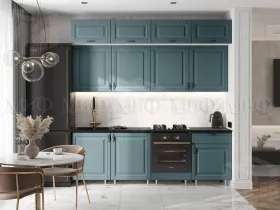Кухня Престиж 2,4 Браш блю