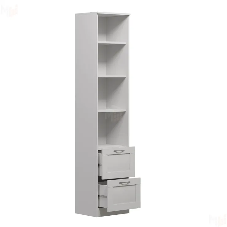 Стеллаж Сириус 2 ящика 39*190 см (белый)