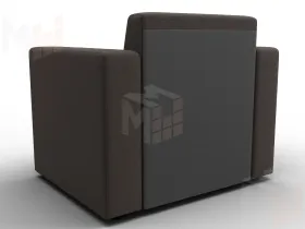 Кресло Лига-093 ( Амур 05 коричневый )