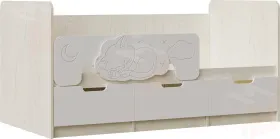 Детская кровать Юниор-4 (1,6) шарли белый