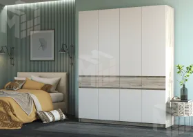 Шкаф Бостон ШК-004 (крафт серый/кашемир)