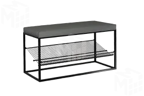 Обувница Крафт 1 черный муар/графит