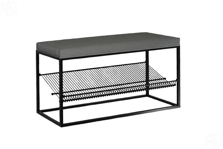 Обувница Крафт 1 черный муар/графит