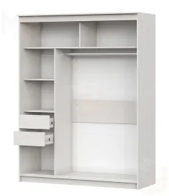 Шкаф-купе №25 (1,7м) Грей Сосна Санторини