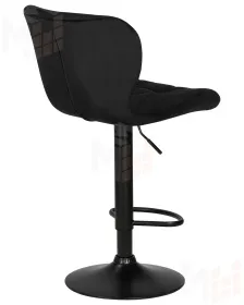 Стул барный DOBRIN BARNY BLACK (черный велюр (MJ9-101))