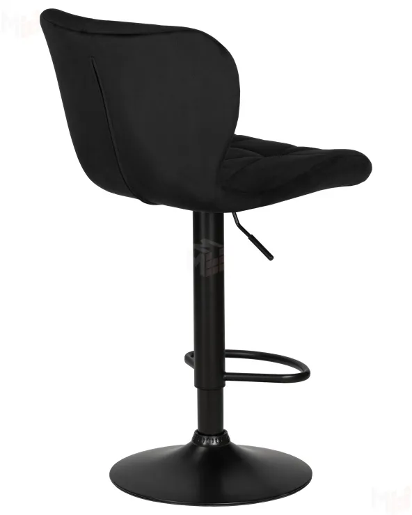 Стул барный DOBRIN BARNY BLACK (черный велюр (MJ9-101))