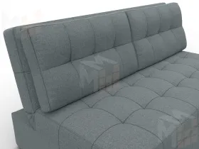Диван прямой Лига-107 (160) ( Амур 07 серый )