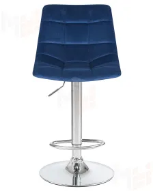 Стул барный DOBRIN TAILOR (синий велюр (MJ9-117))