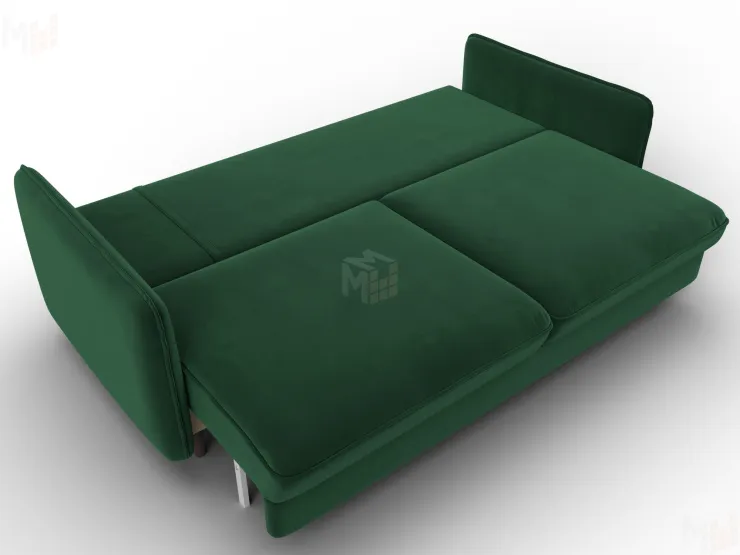 Диван прямой Лига-064 НПБ ( SEVEN 626 зеленый )