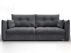 Диван прямой Лига-100 НПБ ( BRUT 16 темно-серый )