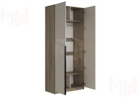 Шкаф 2-х створчатый со штангой Бохо ШК-001