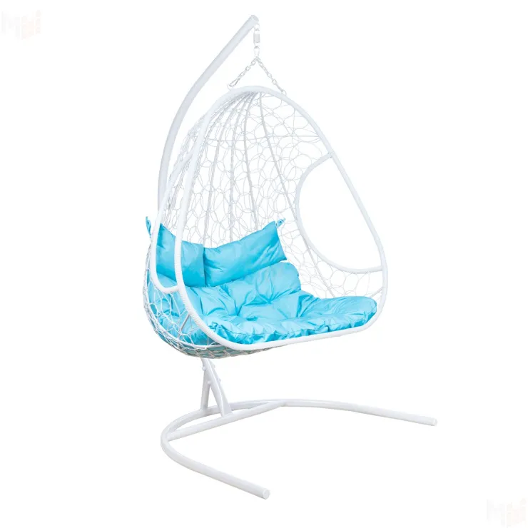 Подвесное кресло LESET РИКО (Белый/Бирюза яркая)