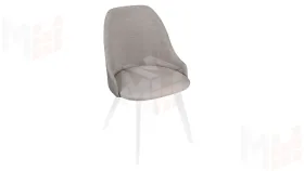 Стул Толедо тип 1 Белый матовый / тк. №208 / тк.220