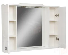 Шкаф-зеркало Cube 90 Эл. Домино 