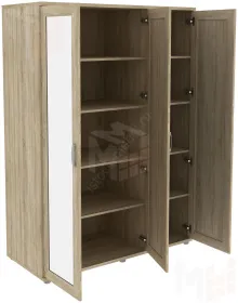 Шкаф для одежды с 3 зеркалами ГАРУН-К 413.02