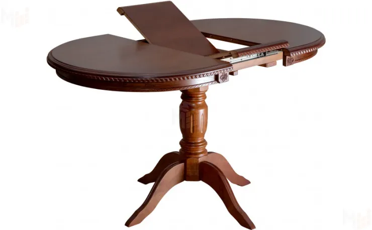 Стол деревянный раскладной Лорель 100 Миланский орех