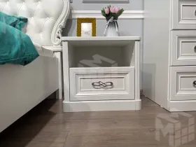 Тумба прикроватная детская Мишель белый матовый