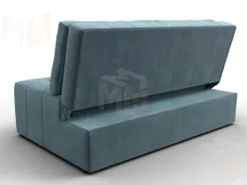 Диван прямой Лига-107 (140) ( SEVEN 113 бирюзовый )