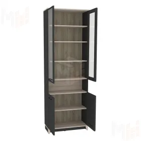 Шкаф для книг AURELIO 7 Антрацит