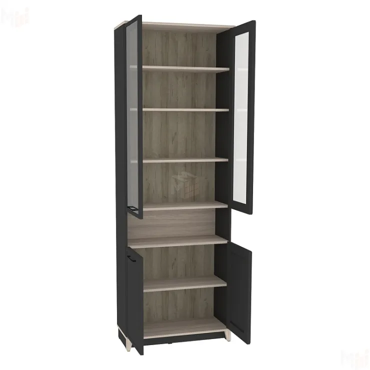 Шкаф для книг AURELIO 7 Антрацит