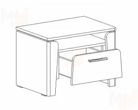 Тумба с ящиком Мальта (таксония)