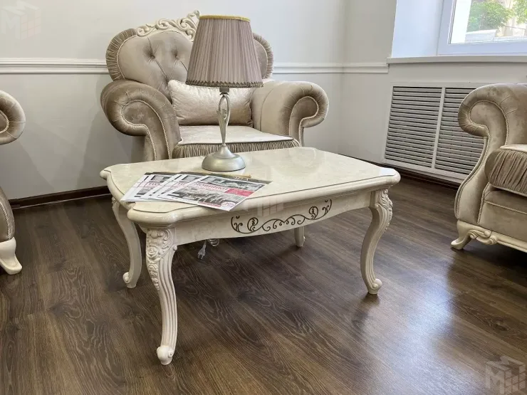 Столик прямоугольный Патрисия крем корень глянец