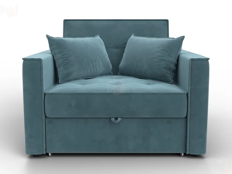 Кресло-кровать Лига-104 (80) ( SEVEN 113 бирюзовый )