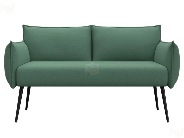 Диван прямой Лига-083 ( рогожка Амур 11 зеленый )