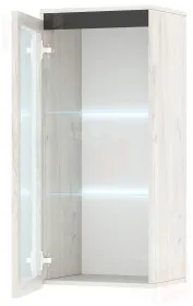 Пенал ГРЕТТА навесной 1В Крафт белый-Антрацит