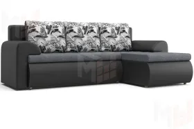 Угловой диван Цезарь (правый) серый