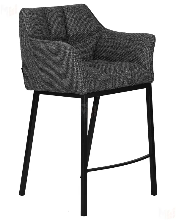 Стул полубарный DOBRIN LUCAS COUNTER (серая ткань (F-22))