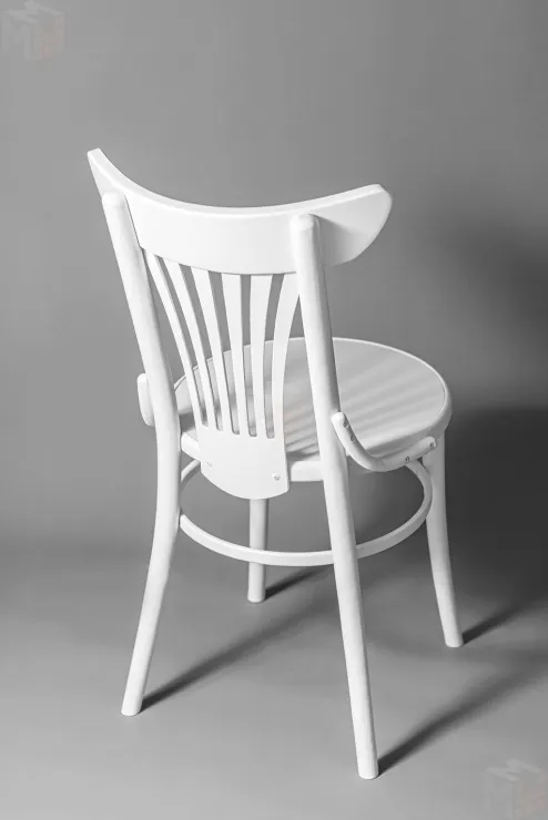 Стул деревянный венский Ослав белый