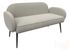 Диван прямой Лига-086 ( Амур 02 бежевый )