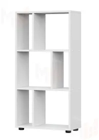 Стеллаж Токио Белый текстурный