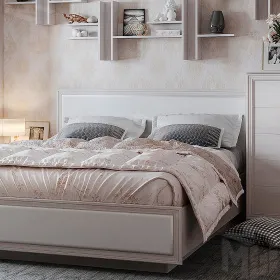 Кровать с подъемным механизмом  PAOLA 308 Люкс (1400) Ясень светлый 