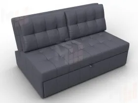 Диван прямой Лига-107 (140) ( GRIFON 15 серый )