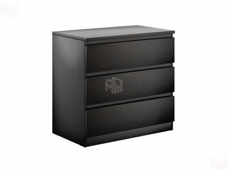 2.05.02.040.5 МАЛЬТА комод 3 ящика 80х76 Дуб Венге RU