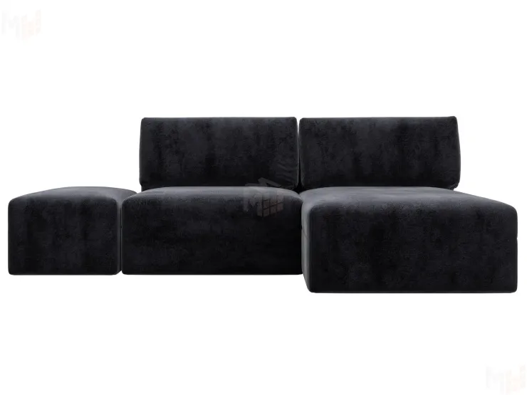 Диван угловой модульный с пуфом Лига-060 НПБ угол универсальный