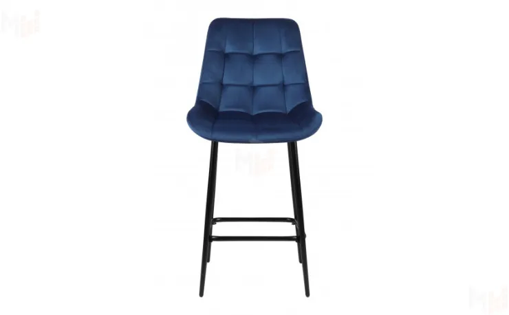 Полубарный стул Эйден Confetti blue/черный