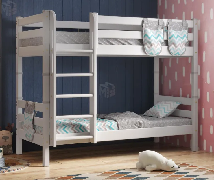Двухъярусная кровать Соня-9 с прямой лестницей